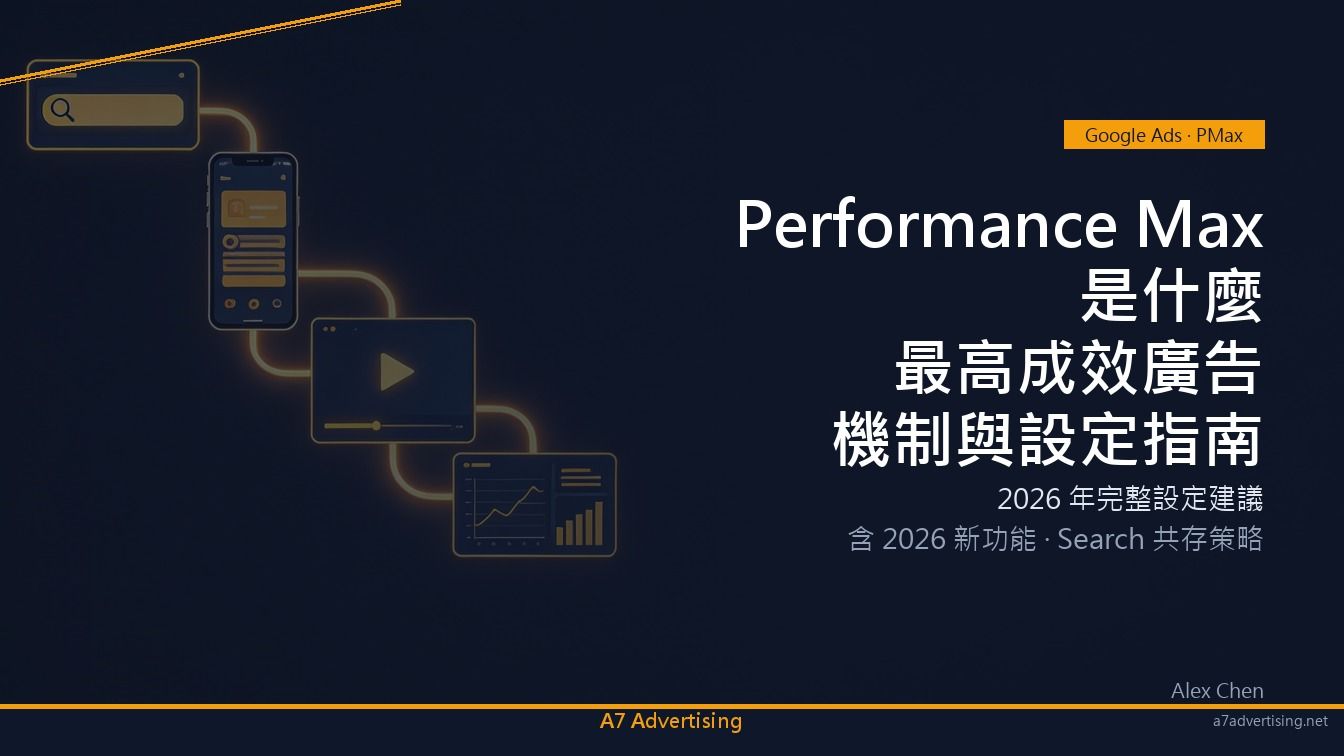 Performance Max 是什麼：最高成效廣告的機制解析與 2026 設定建議