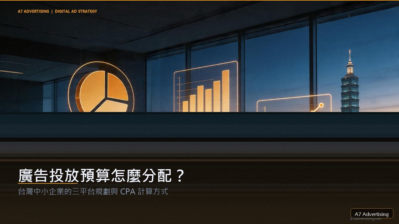 廣告投放的預算怎麼分配？三個平台的邏輯和台灣中小企業常見打法